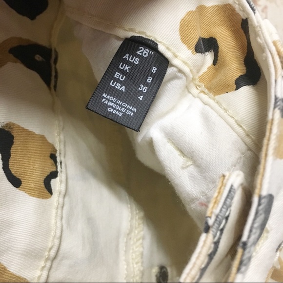 Insight Leopard Denim Shorts - Picture 3 of 5